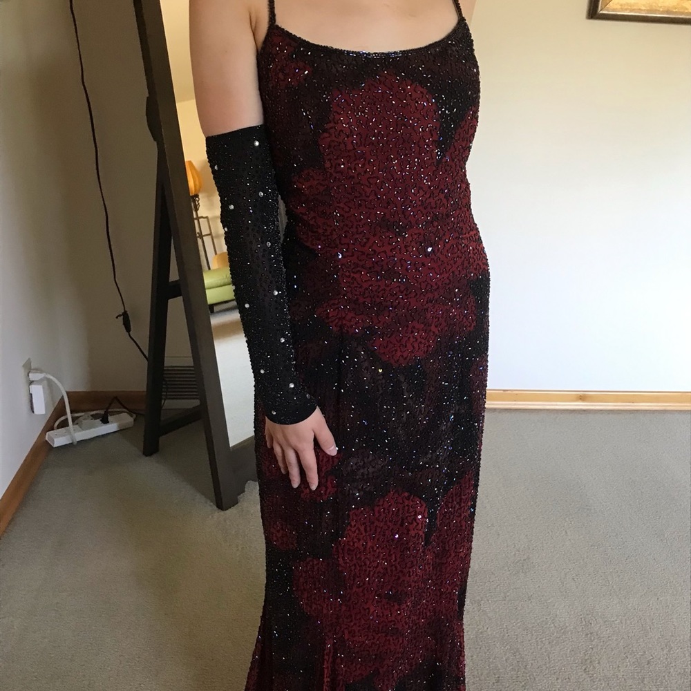 Silk Chiffon Y2K Cache formal dress (REAL VINTAGE)